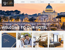 Tablet Screenshot of hotelparisroma.it
